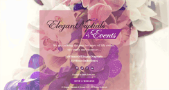 Desktop Screenshot of elegantnuptialsandevents.com